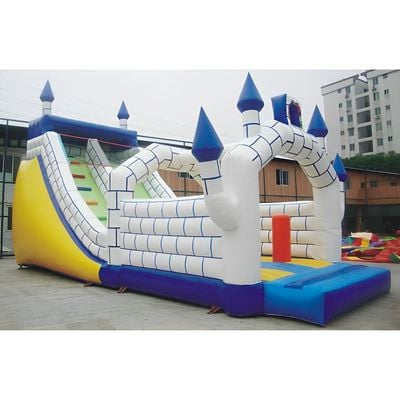 MYTS Snowy White Inflatable Playground Bounce House